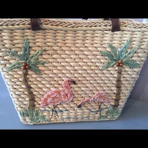 Super cute straw handbag
